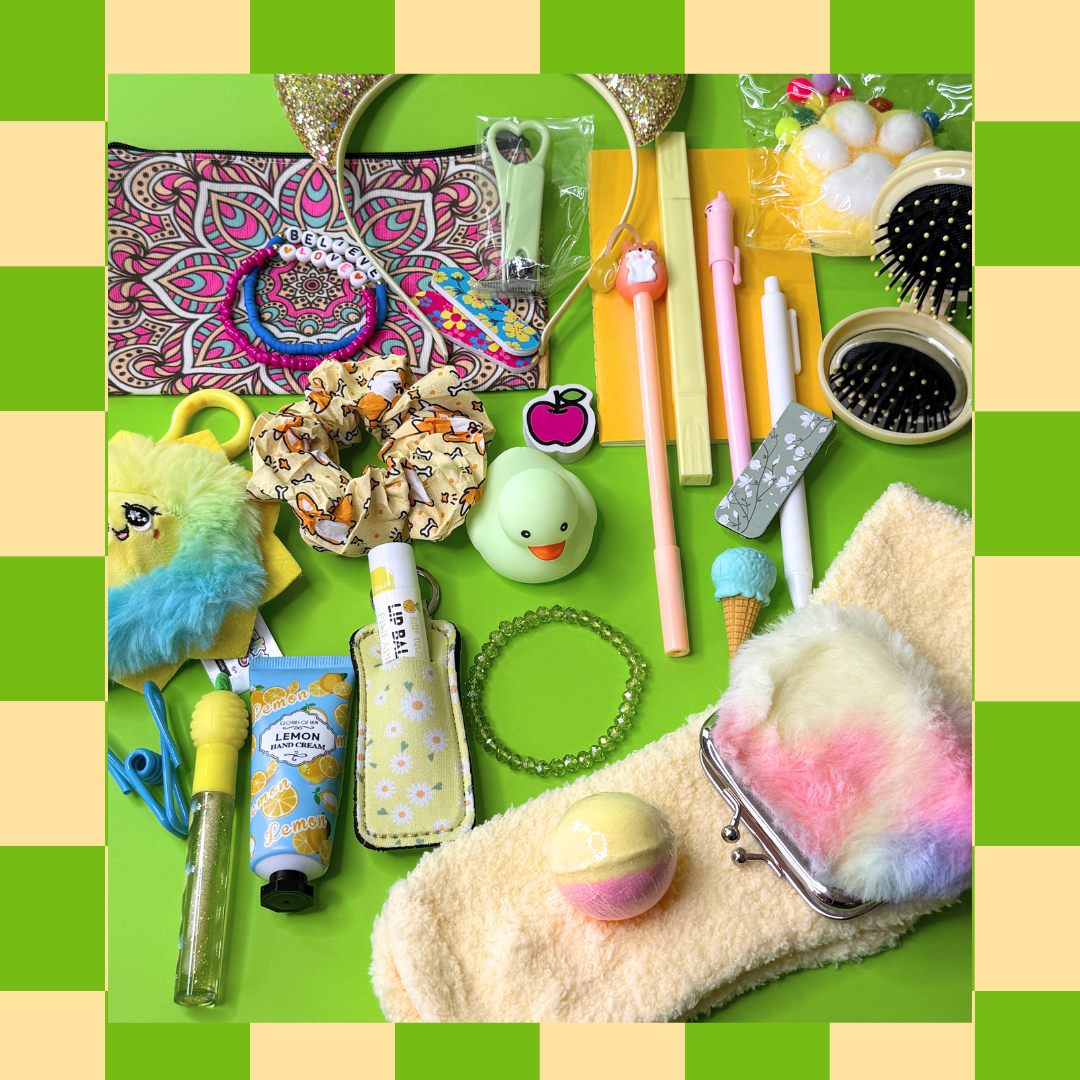 Mystery Gift Boxes – Stationery, Beauty & Cute Accessory Bundles