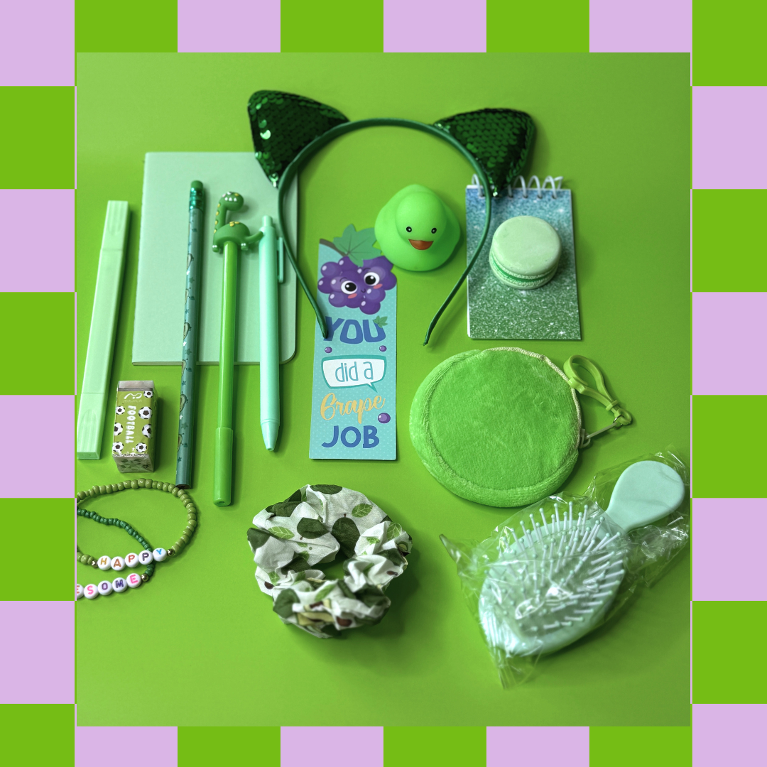 Mystery Gift Boxes – Stationery, Beauty & Cute Accessory Bundles