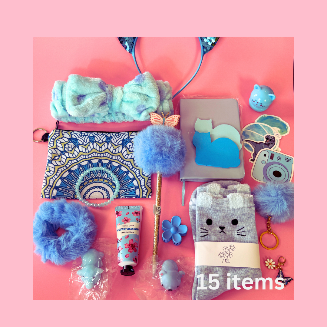 Mystery Gift Boxes – Stationery, Beauty & Cute Accessory Bundles