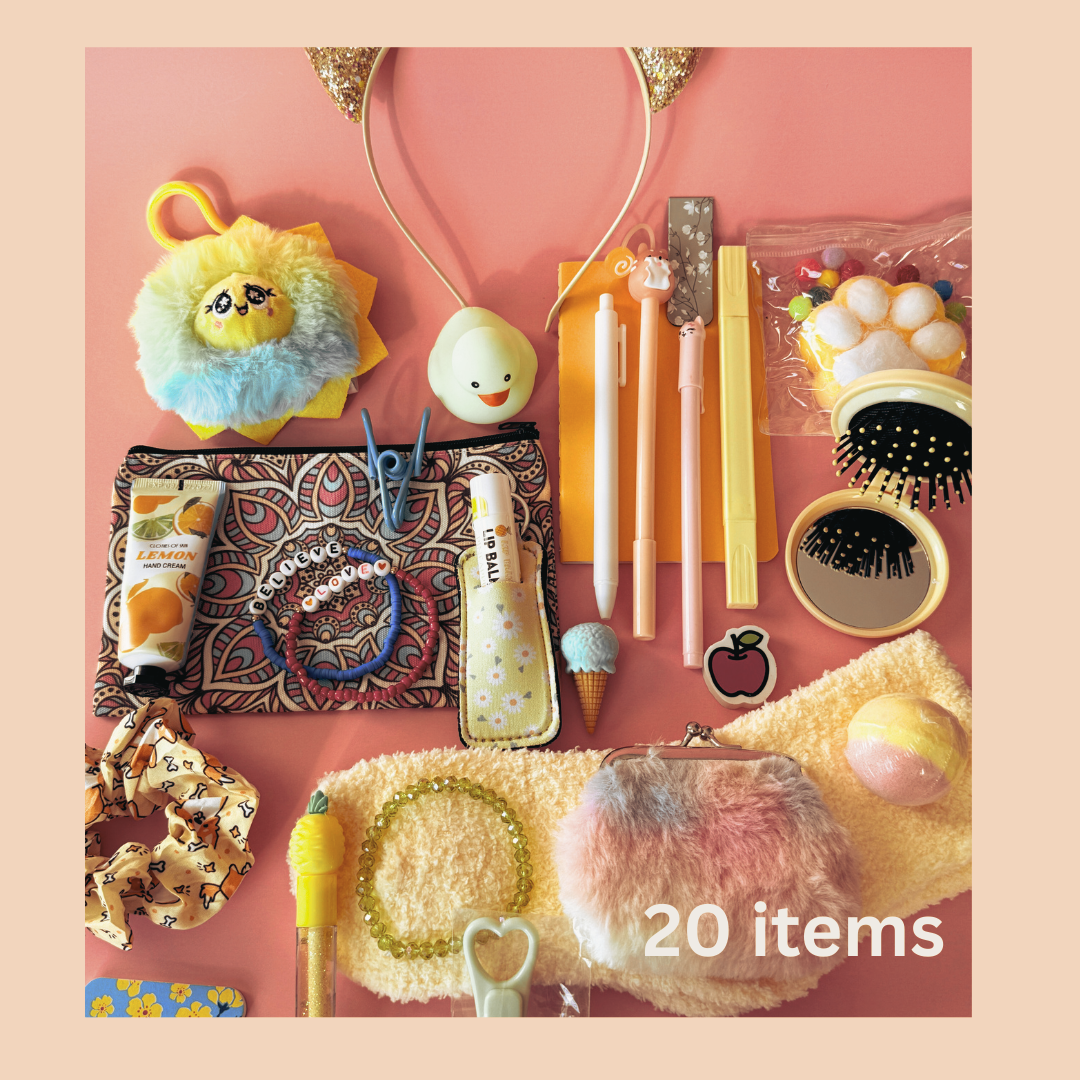 Mystery Gift Boxes – Stationery, Beauty & Cute Accessory Bundles